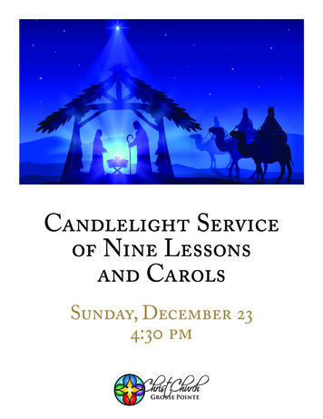 Candlelight Service Of Nine Lessons And Carols