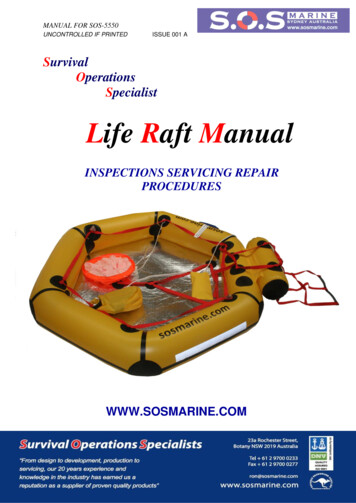Survival Specialist Life Raft Manual - The Just Group