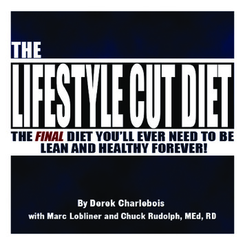 The Lifestyle Cut Diet - Bodybuilding 