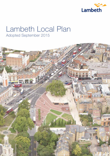 Lambeth Local Plan