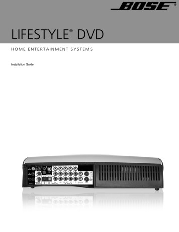 LIFESTYLE DVD - Bose