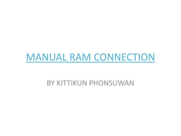 MANUAL RAM CONNECTION - TumCivil 