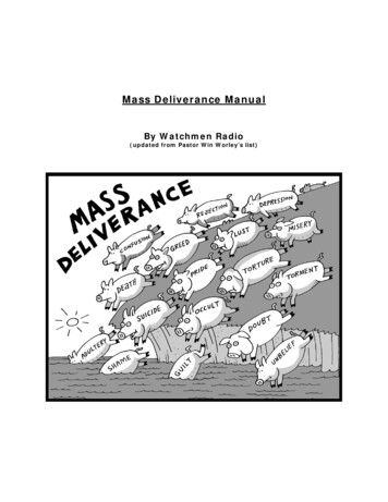 Mass Deliverance Manual - FREE BIBLE 