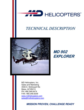 TECHNICAL DESCRIPTION - MD Helicopters