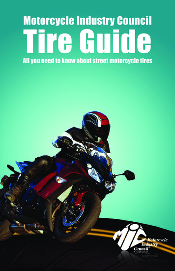 Motorcycle Industry Council Tire Guide - Msf-usa 