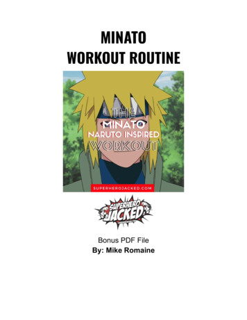 Minato Workout PDF - Superhero Jacked
