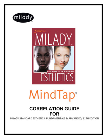 CORRELATION GUIDE FOR - Milady