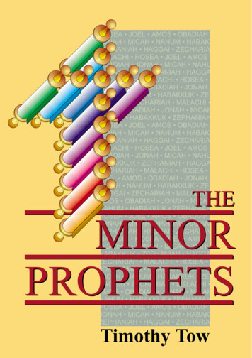 THE MINOR PROPHETS - NTSLibrary