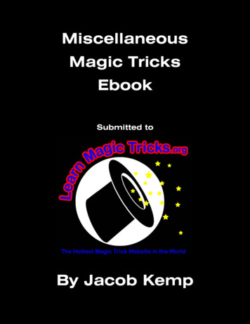 Miscellaneous Magic Tricks Ebook