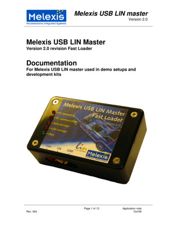 Melexis USB LIN Master - Digi-Key