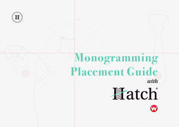 Monogramming L Placement Guide C With