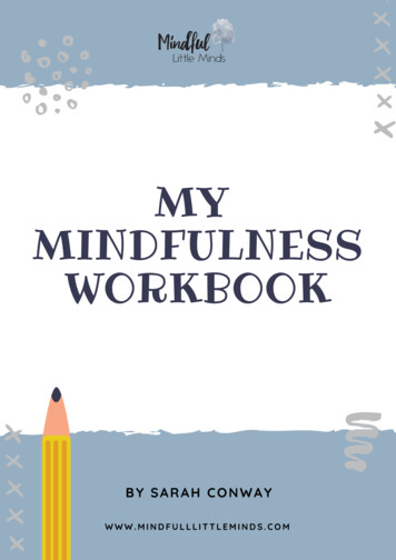 My Mindfulness Workbook - Mindful Little Minds