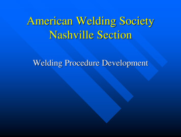 American Welding Society Nashville Section - AWS