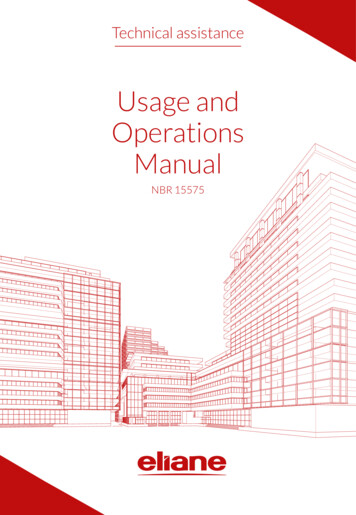 Usage And Operations Manual - Elianet