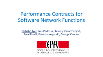 Performance Contracts For Software Network Functions