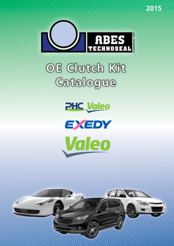 OE Clutch Kit Catalogue - ABES