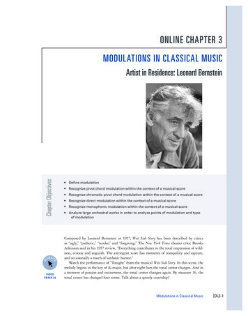 ONLINE CHAPTER 3 MODULATIONS IN CLASSICAL MUSIC