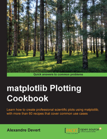 Matplotlib Plotting Cookbook - DropPDF