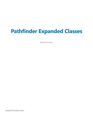 Pathfinder Expanded Classes - WordPress 