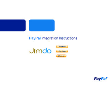 PayPal Integration Instructions - Euro.ecom.cmu.edu