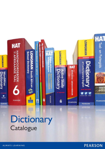 Dictionary - Pearson