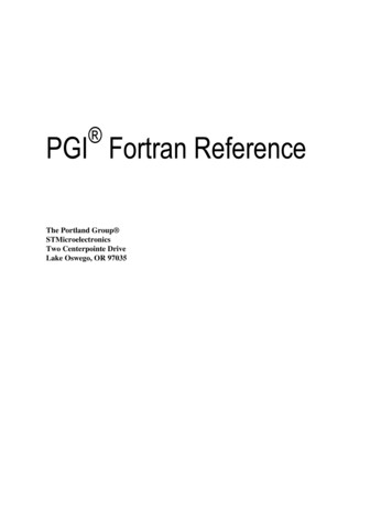 PGI Fortran Reference - NMSU Astronomy
