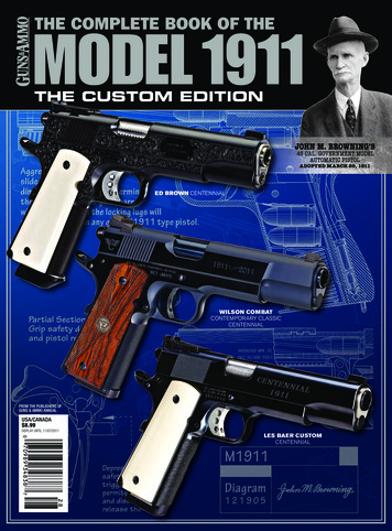 THE COMPLETE BOOK OF THE MODEL 1911