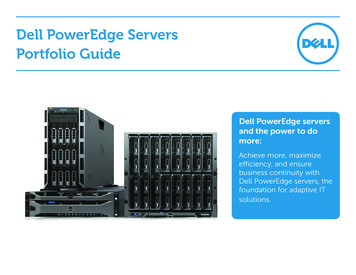 Dell PowerEdge Servers Portfolio Guide