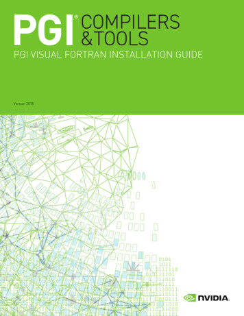 PGI Visual Fortran Installation Guide
