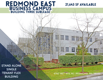 REDMOND EAST 21,643 SF AVAILABLE BUSINESS CAMPUS