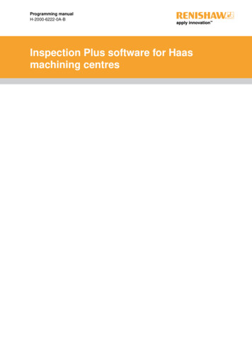Inspection Plus Software For Haas Machining Centres .