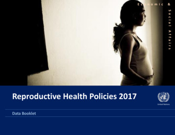 Reproductive Health Policies 2017 - Un 