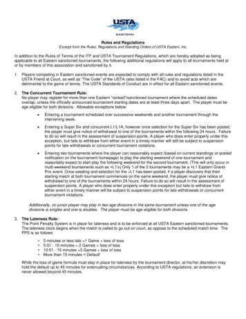 Rules And Regulations Excerpt From The Rules, Regulations .