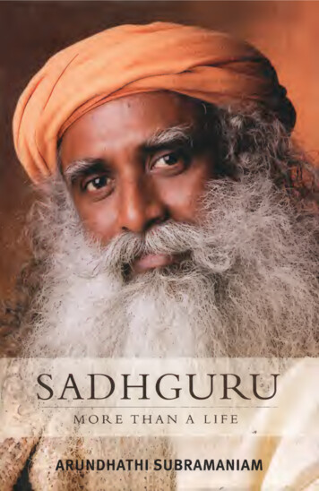 Sadhguru More Than A Life - Archive 