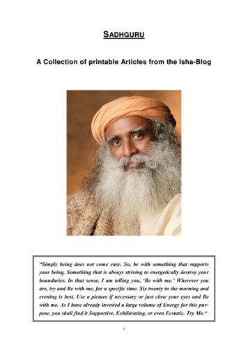 A Collection Of Printable Articles From The Isha-Blog