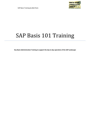 SAP Basis 101 Training - Knowsap