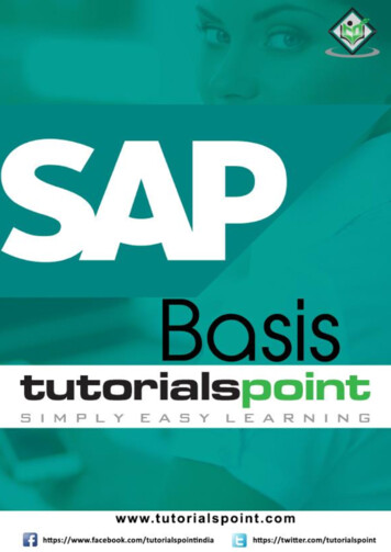 SAP Basis - Tutorialspoint