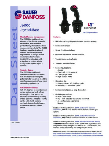 JS6000 Joystick Base Data Sheet - Bibusbaltics.eu