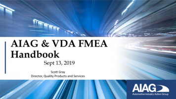 AIAG & VDA FMEA Handbook