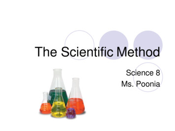The Scientific Method - Weebly