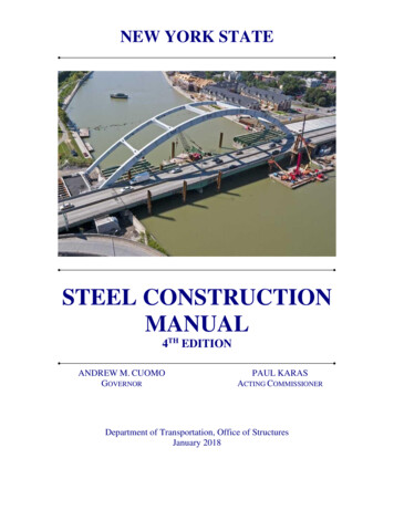 STEEL CONSTRUCTION MANUAL - Government Of New York