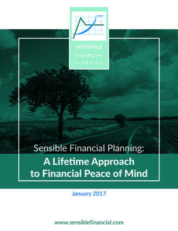 A Lifetime Approach To Financial Peace Of Mind