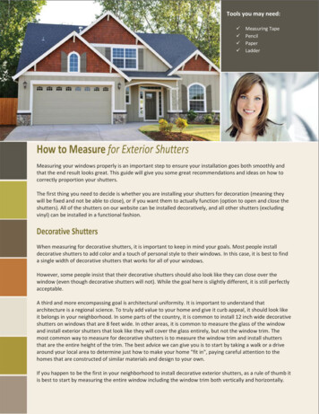 How To Measure For Exterior Shutters