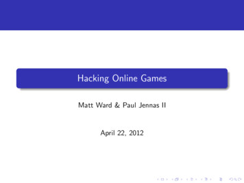 Hacking Online Games