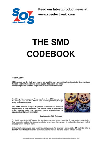 THE SMD CODEBOOK - SOS