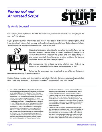Footnoted And Annotated Script - Story Of Stuff