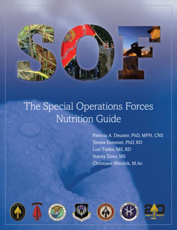 The Special Operations Forces Nutrition Guide - Navy SEALs