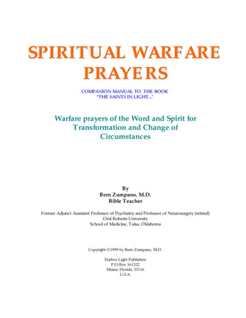 SPIRITUAL WARFARE PRAYERS - Walking In Power