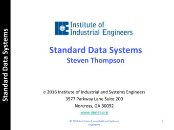 Standard Data Systems - IISE