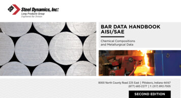 BAR DATA HANDBOOK AISI/SAE - Steel Dynamics